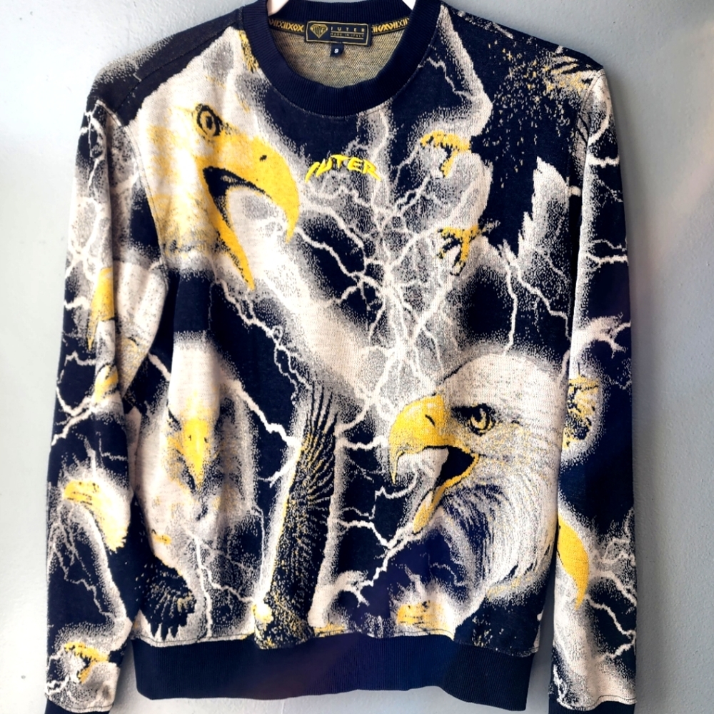 Luter Thunder Eagle Stylish Long Sleeve Sweater